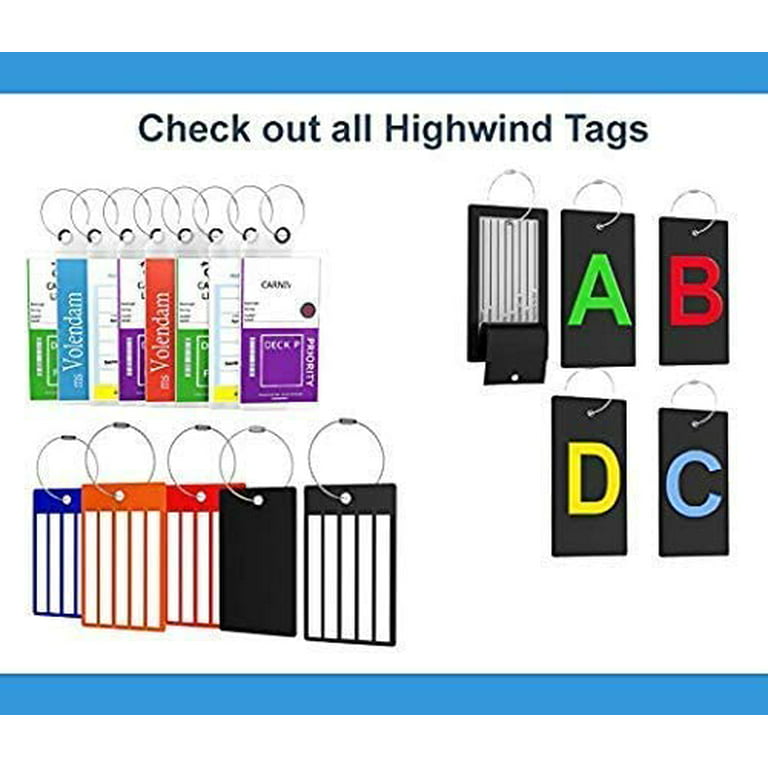 4 Pieces Cruise Tags Luggage Tag Holders for Royal Caribbean & Celebrity Cruise  Ship with Zip Seal & Steel Loops Thick PVC