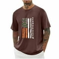 thumbnail image 1 of Camisetas de Manga Larga para Hombre Algodón Impresión Cuello Redondo Blusas de Moda Casual, 1 of 3