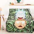 thumbnail image 3 of Rick And Morty Melt Together 46x60 Throw Blanket, 3 of 3