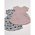 thumbnail image 4 of Touched by Nature Baby and Toddler Girl Organic Cotton Short-Sleeve Dresses 2pk, Daisy, 0-3 Months, 4 of 4