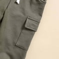 thumbnail image 5 of HCNTES Baby Boy Winter Clothes Toddler Boys Clothes Fall Winter Outfit Sets, Kids Outfits Sets 0 6 12 18 24 Months 2T 3T 2PC Solid Color Hoodie With Pocket Cargo Pants Two Pieces, 5 of 9