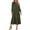 Army Green, variant on PRETTYGARDEN Women's Fall Spring Midi Dress Long Sleeve Floral Smocked Elegant Wedding Guest Long Flowy Dresses with Pockets