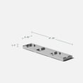 thumbnail image 3 of Veradek Pure Series Midori 31" Plastic Planter Tray 2-Pack Gray, 3 of 7