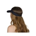 thumbnail image 2 of TopHeadwear Glitter Sequin Visor Hat - Navy, 2 of 2