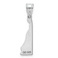thumbnail image 4 of Auriga Fine Jewelry 925 Sterling Silver/Rhodium-plated Delaware State Pendant for Women, 4 of 6