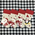 thumbnail image 7 of SPRING PARK Christmas Stocking Sock Santa Claus Candy Gift Bag Xmas Tree Hanging Decor, 7 of 7