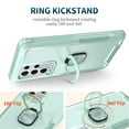 thumbnail image 6 of SaniMore for Samsung Galaxy S22 Ultra Magnetic Case, Rugged PC & TPU Bumpers with Car Mount & Ring Kickstand Heavy Duty Full Body Protective Case for Samsung S22 Ultra Women Men, Green, 6 of 8