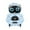 Blue, variant on Fridja Pocket RC Robot Talking Interactive Dialogue Voice Recognitions Record Singing Dancing Telling Story Mini RC Robot Toys Gift Xmas Gift