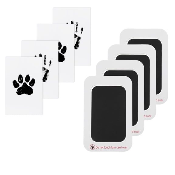 Dog Paw Print Memorial Kit, Perfect Keepsake Gift for Pet Lovers(LR 4 PCS)