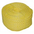 thumbnail image 1 of 25 in. x 100 ft. Twisted Polypro Rope Coilette in Yellow, 1 of 1