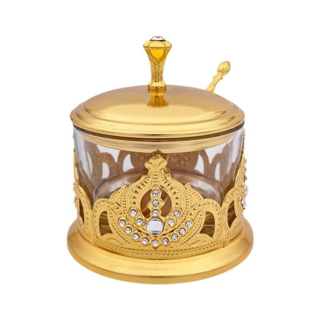 Tarros de especias europeos, decoración de cocina, bote de té, elegante bote de especias de cocina Corona