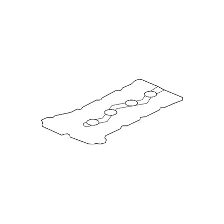 Genuine OE Mitsubishi Valve Cover Gasket - 1035A583 Fits select: 2013-2015 MITSUBISHI OUTLANDER SPORT ES, 2021 MITSUBISHI OUTLANDER SPORT
