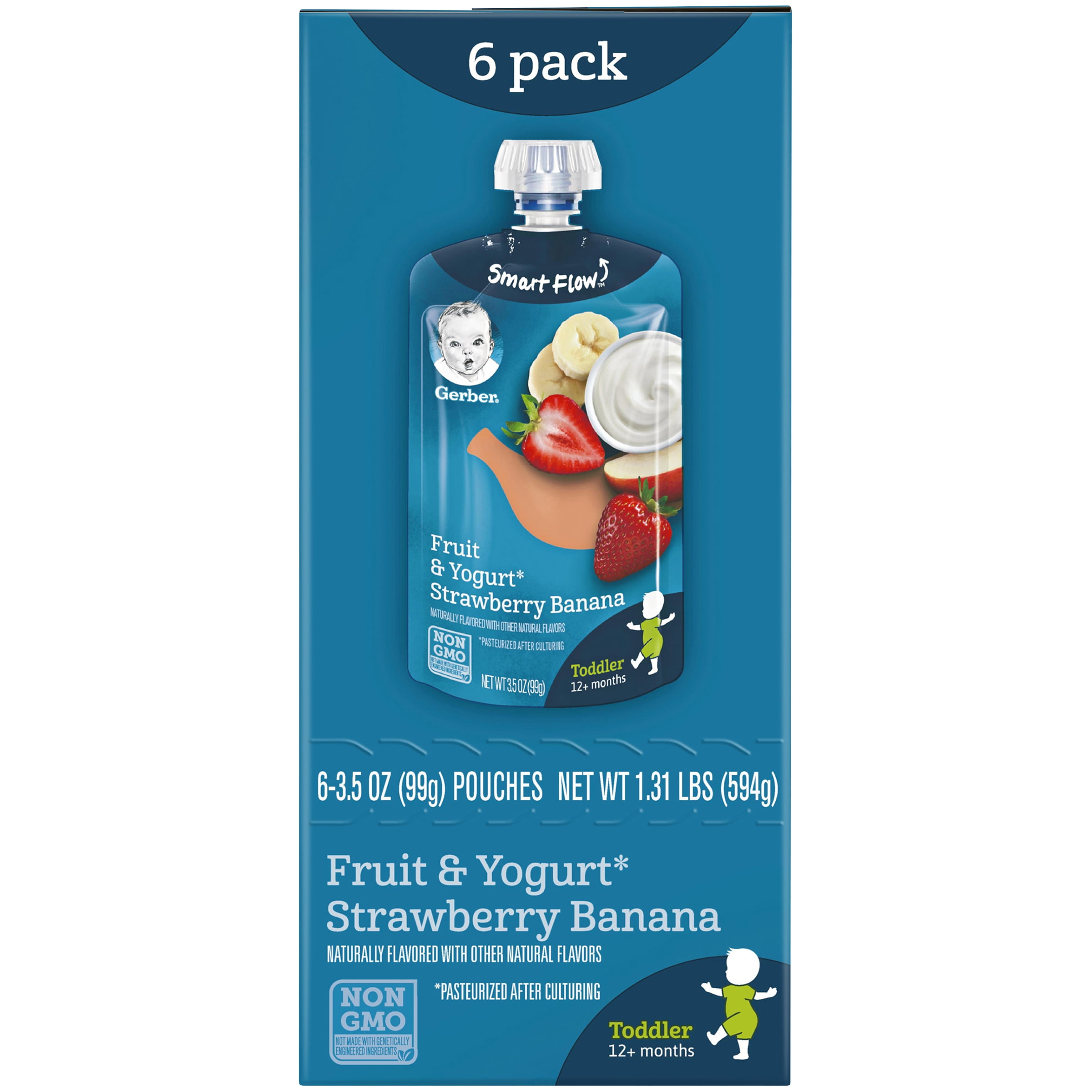 gerber fruit and yogurt pouch