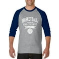 thumbnail image 1 of Artix - Mens Raglan Sleeve Baseball T-Shirts - Basketball, 1 of 5