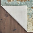 thumbnail image 5 of HomeRoots 508869 8 x 10 ft. Blue & Brown Abstract Hand Loomed Stain Resistant Rectangle Area Rug, 5 of 5