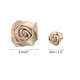thumbnail image 2 of 20 piezas 2 tamaños rosas de cinta de satén 2.5cm/5cm rosas de cinta de telas artificiales para accesorios de manualidades (caqui), 2 of 5