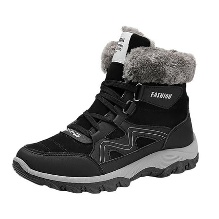 XDDST Mens Work Boots Leisure Cold Season Snow Sport Shoes Running Shoes Breathable Fashion for Student and Teenagers Mens Winter Snow Boots