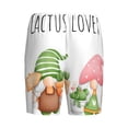 thumbnail image 2 of Lsque Cactus Gnome Mens Sleep Pajama Shorts,Short Pajama Pants, Cotton Ultra-Soft Knit-Large, 2 of 9