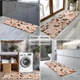 thumbnail image 2 of Black Cute Dachshund Dog and Wine Kitchen Rug Mat,Kitchen Runner Rugs Non Skid Washable,Decorative Kitchen Floor Mats for Kitchen,Sink,Laundry,17"X47", 2 of 5