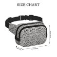 thumbnail image 4 of Balery Wild Animal Leopard Print Mochila Cinturón para Mujeres y Hombres, Bolsa de Cintura Impermeable de Doble Capa con Correa, 4 of 9