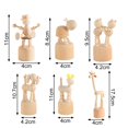thumbnail image 6 of Exquisite Puppet Ornament Nordic Style Funny Snails/Dog/Giraffe Marionette Toys for Home Playing, 6 of 8