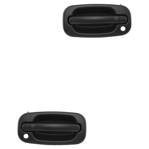 Manijas De Puertas Exteriores HUSHAN Silverado 1999 Chevrolet Del Plástico Negro 2 Piezas