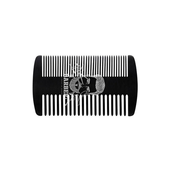 ROZYARD Metal Beard Hair Comb Slimline Stainless Steel Construction Static Control