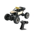 thumbnail image 1 of Camión RC a escala 1:18 4WD todoterreno con tracción en las 4 ruedas, coche RC recargable, juguete todo terreno para adultos, niños, regalos de Oro, 1 of 9