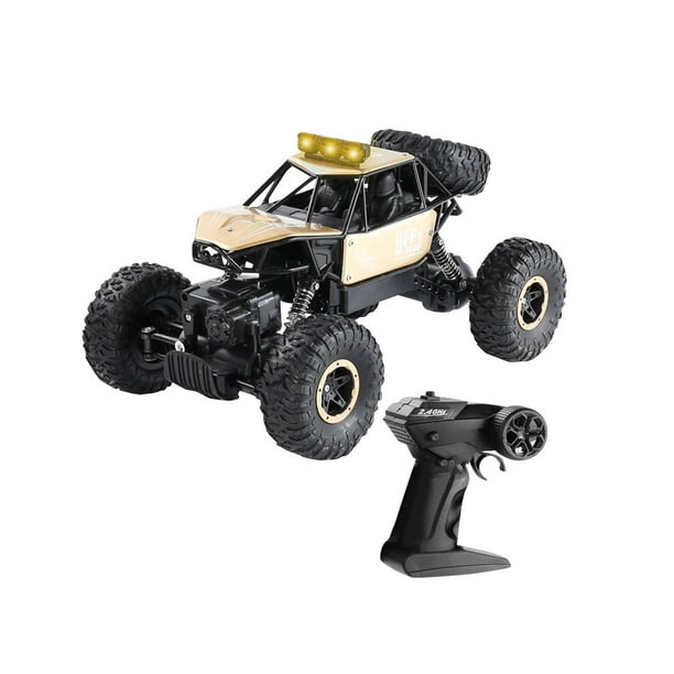 1/16 RC Crawler Car, vehículo de escalada, recuerdo de fiesta, 4 ruedas motrices, coche de carreras deportivo RC, juguete, coche de carreras de alta Oro