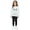 White, variant on Ruyang 2 Piece Sets for Girls Long Sleeve Cute Print Sweatshirt Elastic Leggings Toddler Kids Cute Fall Lounge Outfits