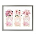 thumbnail image 5 of Stupell Industries Pink Flowers And Perfumes Glam Fashion Watercolor Design Luster Gray Framed Floating Canvas Wall Art, 16x20, by Amanda Greenwood, 5 of 5