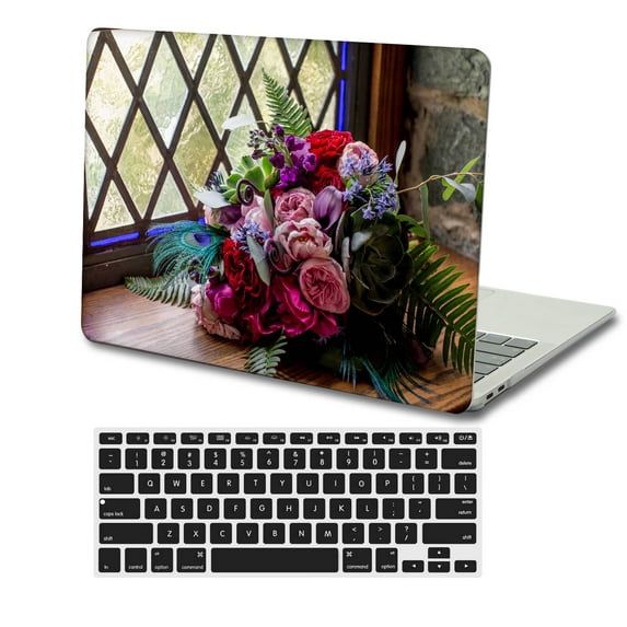 KSK KAISHEK Hard Case Shell Cover for 2020-2019 Release MacBook Pro 16 inchs with XDR Display Type C + Black Keyboard Cover Model: A2141 Flower 1532