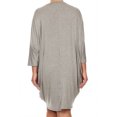 thumbnail image 4 of MOA Collection Women's Plus Size Casual Loose Fit Dolman Sleeve Midi Dress, 4 of 5