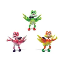 CoTa Global Dragonfly Refrigerator Bobble Magnets Set of 3 - Assorted Color Fun Cute Wild Life Insect Bobble Head Magnets For Kitchen Fridge, Home Decor, Cool Office and Decorative Novelty - 3 Pack