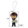 thumbnail image 2 of Bob Ross Decoupage Christmas Ornament, Multi-color, Plastic, By Ruz, 2 of 8