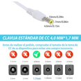 thumbnail image 4 of Adaptr de Corriente de 15W para Echo Dot (3ª, 4ª, 5ª Gen) y Echo Pop, Altavoz Inteligente y TV Cube - Cable de Enchufe de Pared Blanco de 2 Metros, 4 of 4