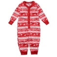 thumbnail image 5 of Babibeauty 2Pcs Christmas Family Matching Pajamas PJS Sets Deer Red Striped Long sleeve Sleepwear Nightwear Outfits sets Gifts, 5 of 8