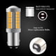 thumbnail image 2 of Amber 1157 BA15D P21/5W 5630 33SMD Car Canbus LED Bulbs 900LM Super Bright Front and Rear Turn Signal Light Bulbs 12-30V 3.6W(4pcs), 2 of 5