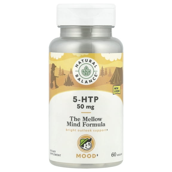 Natural Balance 5-HTP 50 mg 60 Vegetarian Capsule