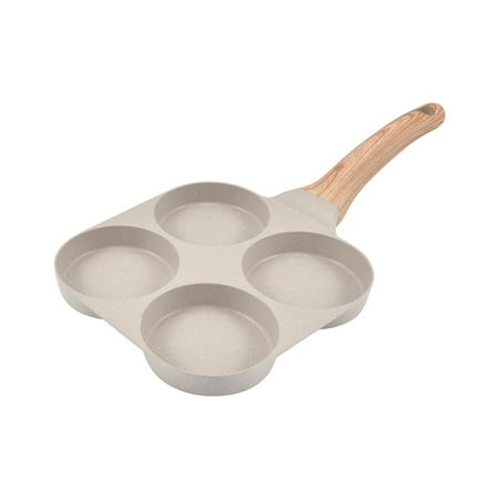 

Egg Pan Omelette Pan 4-Cup Egg Frying Pan Egg Cooker Pan Egg Skillet for Breakfast Pancake Plett Crepe Pan