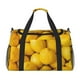 thumbnail image 1 of Balery Ripe Yellow Lemon Bolsa de Gimnasio para Mujeres, Bolsa de Viaje con Bolsillo Húmedo, Bolsa de Fin de Semana para Mujeres, Bolsa de Viaje Resistente al Agua, 1 of 7