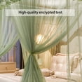 thumbnail image 2 of 4 Poster Bed Curtains Canopy for Bedroom,Embroidery Lace Mosquito Net with Metal Bracket For Bedroom Decoration, 2 of 7