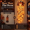 thumbnail image 4 of Elegant Halloween Cascade Wall Light Collection – Beautiful by Day, Glowing by Night, Layered Halloween Wall Decor with Hanging Accents and Atmospheric Glow, 4 of 7