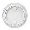 thumbnail image 4 of Couvercle de Pont, Plaque de Pont, Couverture Ronde Blanche, Plaque Ronde à Vis, pour Yachts et Campeurs de Navires, 4 of 8