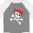 thumbnail image 4 of Inktastic Pirate Skull and Crossbones Boys or Girls Long Sleeve Baby Bodysuit, 4 of 5