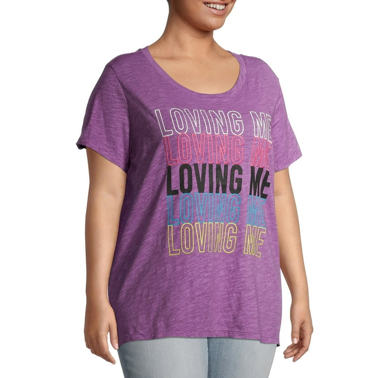 walmart plus size graphic tees