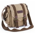 thumbnail image 2 of Gootium Messenger Bag Canvas Satchel Cross Body Shoulder Bag, Men's Khaki, 2 of 6
