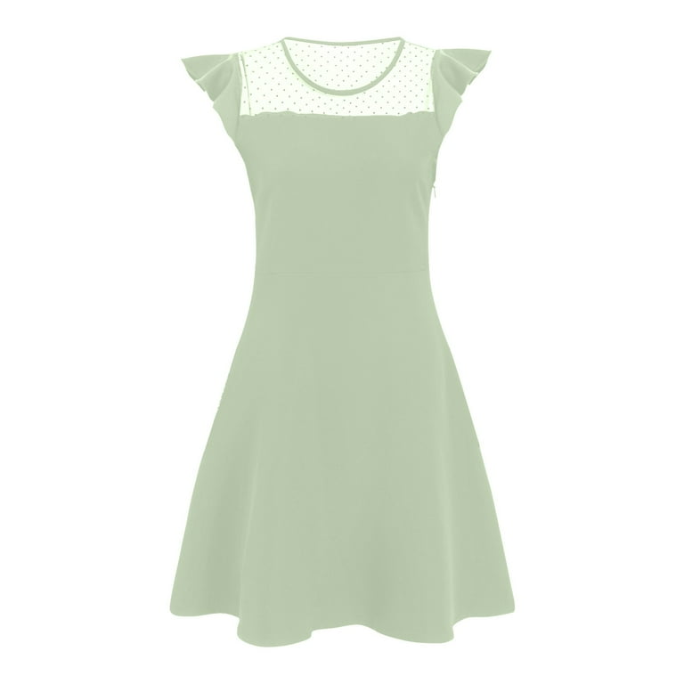 lime green skater dress Citrus Crush Skater Dress main image 1