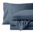 thumbnail image 1 of Juego de Sábanas Bare Home Lavadas Colección Premium 1800 Bolsillo Profundo 4 Piezas Tamaño Queen Bering Sea, 1 of 6