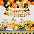 thumbnail image 6 of Yansion Teen Birthday Party Decorations Balloons with Banner, Latex Multicolor Construction, 0.66 lb, 6 of 7